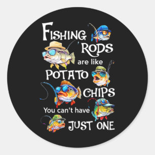 Geviste staven zijn als aardappelchips die je niet ronde sticker