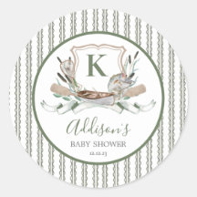 Geviste sticker, preppy vis verjaardagsfeestje sti