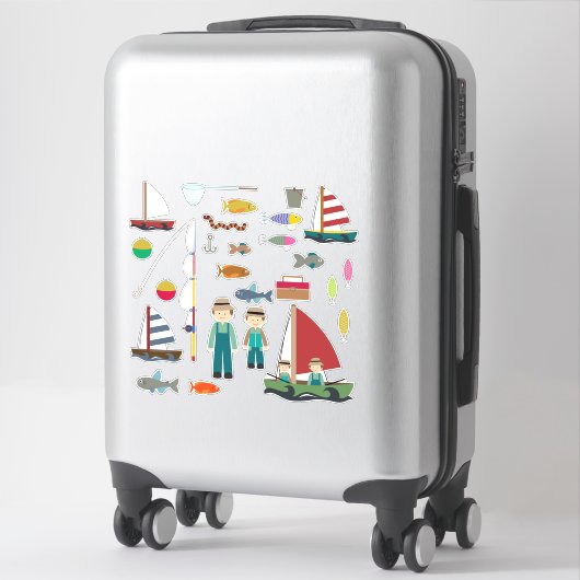 Geviste Stickers (Koffer)