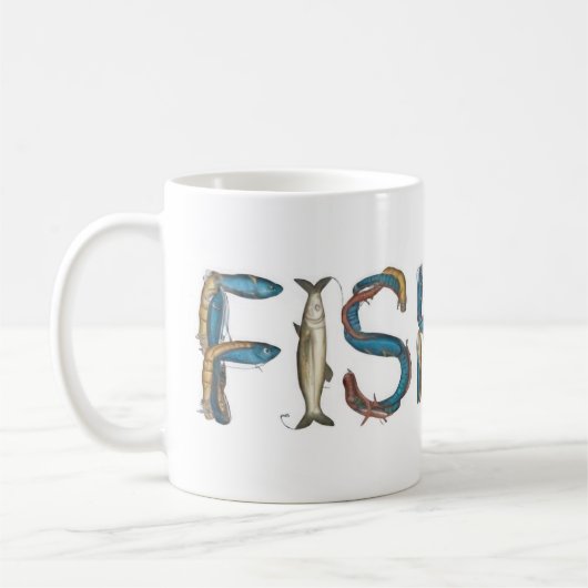 Geviste tekst koffiemok (Links)