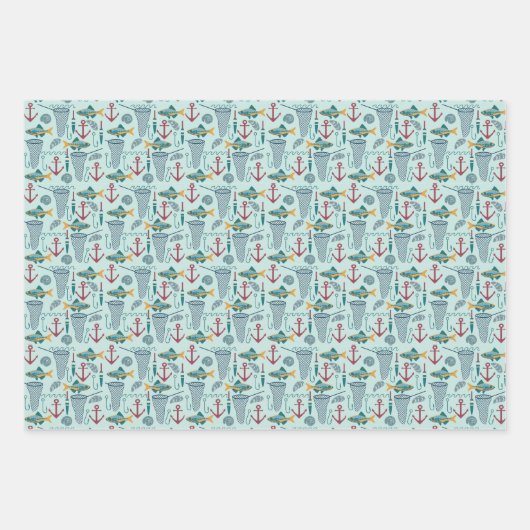 Geviste thema inpakpapier vel (Voorkant 3)