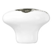 Geviste themakamer Bass Vislade Keramische Knop (Zijkant)