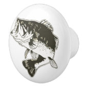 Geviste themakamer Bass Vislade Keramische Knop (Rechts)