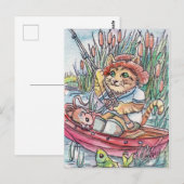 Geviste tijd briefkaart (Voorkant / Achterkant)