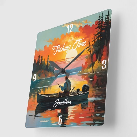 "Geviste tijd" ontspannende Geviste scène Vierkante Klok (Hoek)