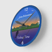  "Geviste tijd" Vissende scène  Ronde Klok (Hoek)