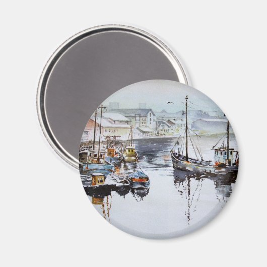 Geviste trawlers magneet (Voorkant / Achterkant)