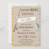 Geviste uitnodiging Baby shower (Voorkant)