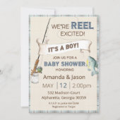 Geviste uitnodiging Baby shower (Voorkant)