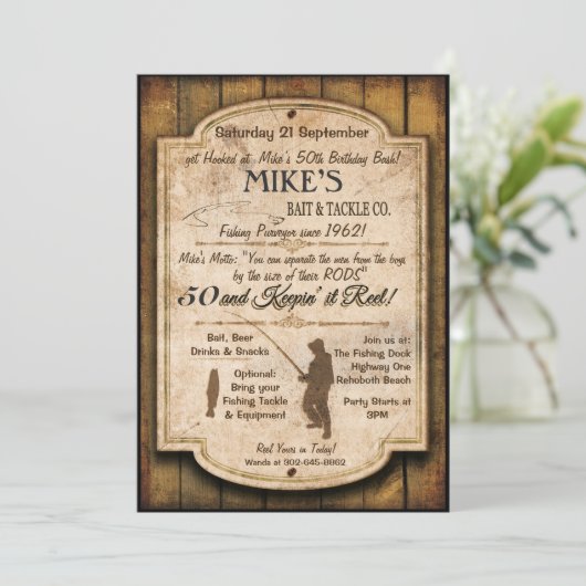 Geviste uitnodiging op zondag (Staand voorkant)