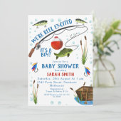 Geviste uitnodiging tot het indienen van Baby show (Staand voorkant)