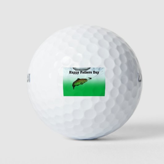 Geviste vaderdag golfballen (Voorkant)