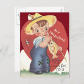 Geviste Valentijn van poolvissen Feestdagenkaart (Voorkant / Achterkant)