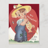 Geviste Valentijn van poolvissen Feestdagenkaart (Voorkant)