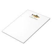 Geviste vangst- en vrijgaveforel notitieblok (Schuin)