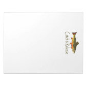 Geviste vangst- en vrijgaveforel notitieblok (Voorkant)