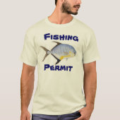 Geviste vergunning t-shirt (Voorkant)