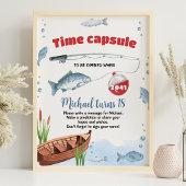 Geviste Verjaardag Tijd Capsule teken Poster