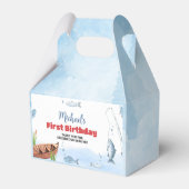 Geviste verjaardagsfeestgunstbox bedankdoosjes (Achterkant)