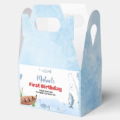 Geviste verjaardagsfeestgunstbox bedankdoosjes (Geopend)