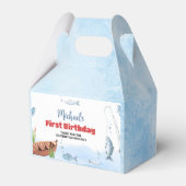 Geviste verjaardagsfeestgunstbox bedankdoosjes (Voorkant Zijde)