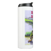 Geviste verjaardagsgeschenk thermosbeker (Gedraaid links)