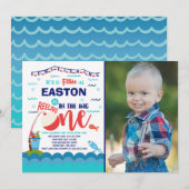 Geviste verjaardagsuitnodiging O-Fish-Ally One Par Kaart (Voorkant / Achterkant)