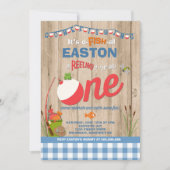 Geviste verjaardagsuitnodiging O-Fish-Ally One Par Kaart (Voorkant)