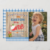 Geviste verjaardagsuitnodiging O-Fish-Ally One Par Kaart (Voorkant / Achterkant)