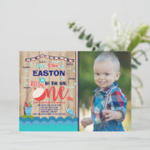 Geviste verjaardagsuitnodiging O-Fish-Ally One Par Kaart (Staand voorkant)