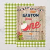 Geviste verjaardagsuitnodiging O-Fish-Ally One Par Kaart (Voorkant / Achterkant)