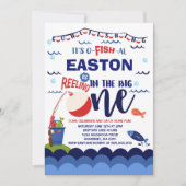 Geviste verjaardagsuitnodiging O-Fish-Ally One Par Kaart (Voorkant)