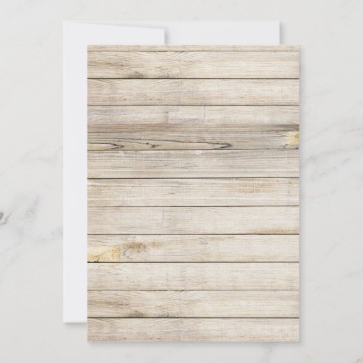 Geviste verjaardagsuitnodigingen kaart (Achterkant)