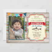 Geviste verjaardagsuitnodigingen kaart (Voorkant)