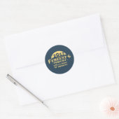 Geviste verslaving: omarm de strijd! ronde sticker (Envelop)