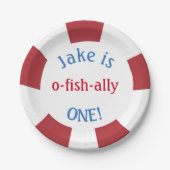 Geviste Vertrouwde Borden op de verjaardag Papieren Bordje (Voorkant)