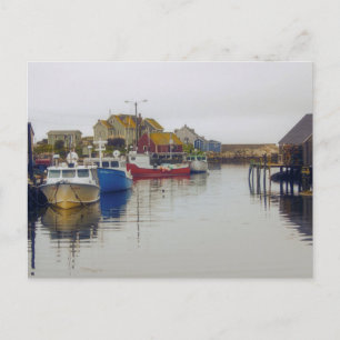 Geviste Village Nova Scotia Canada Art Briefkaart