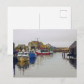 Geviste Village Nova Scotia Canada Art Briefkaart (Voorkant / Achterkant)