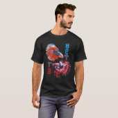 Geviste vis 7 t-shirt (Voorkant volledig)
