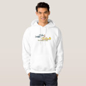 Geviste vis en kip Funny Hoodie (Voorkant volledig)