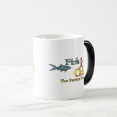 Geviste vis en kip Funny Magische Mok (Voorkant rechts)