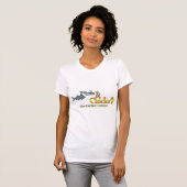 Geviste vis en kip Funny T-shirt (Voorkant volledig)