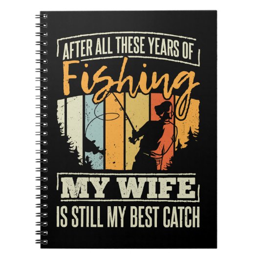 Geviste visliefhebbers 76 Fisher Hook Notitieboek (Voorkant)