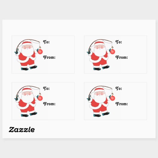 Geviste Vissenfeestdag Gift Labels (Vel)