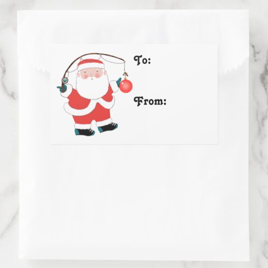 Geviste Vissenfeestdag Gift Labels (Tas)