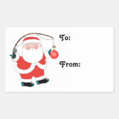 Geviste Vissenfeestdag Gift Labels (Voorkant)