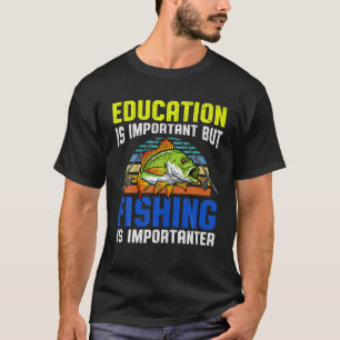Geviste visserijvrouw Gezegde Angler T-shirt