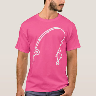 Geviste visvangst Vismeer Rood Angler Vist Cl T-shirt