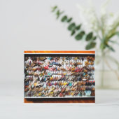 Geviste vliegen briefkaart (Staand voorkant)