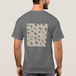 Geviste vlinderse Mannen T-shirt